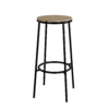 Industrial Wood Stool 02