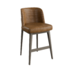 Industrial Leather Stool 02