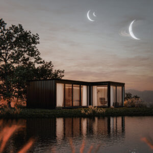 Full Planet Sky Scene 01 Blender interior scene, render preview