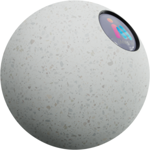White Pastel Terrazzo 01