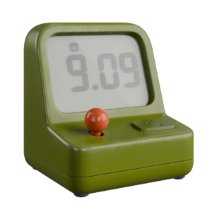 Retro Mini Arcade Clock 01