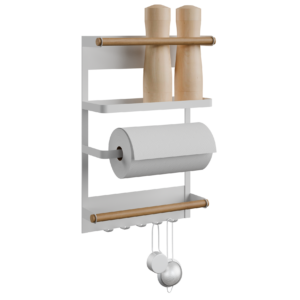 Paper Shelf Towel Rack 01