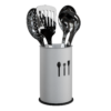 Metallic Kitchen Utensil Holder 01