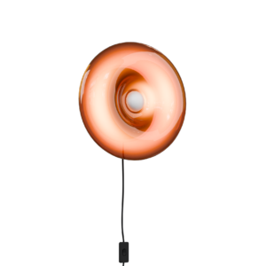 Abstract Concentric Orange Wall Light 01