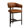Leather Wraparound Stool 01