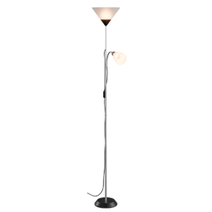 Dual Shade Frosted Floor Lamp 01