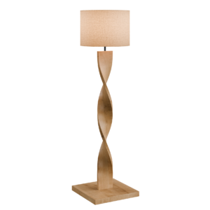 Twisted Wood Floor Lamp 01