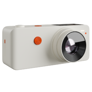 White Compact Camera 01