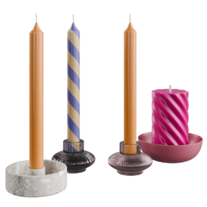 Colourful Candle Set 01