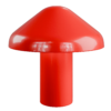 Red Mushroom Table Lamp 01