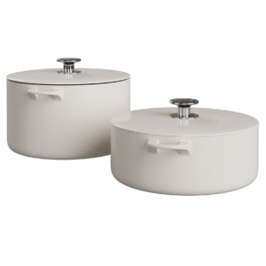 Creamy Kitchen Pots 01