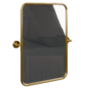 Tilting Golden Bathroom Wall Mirror 01