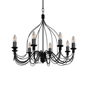 Black Candelabra Pendant 01