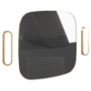 Modern Gold Bathroom Mirror 01