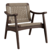 Woven Wood Lounge Chair 01
