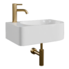 Wall Mounted Gold Basin 01
