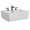 Floating Matte Black Basin 01