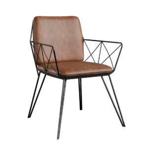 Industrial Leather Chair 01
