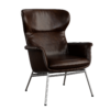Industrial Leather Lounge Chair 01