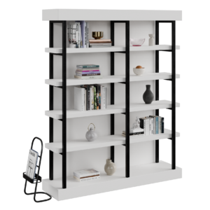 Painted Modern Wood Bookshelf 01