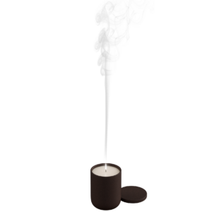 Smoky Burning Candle Jar 01