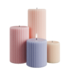 Ribbed Pastel Candles 01