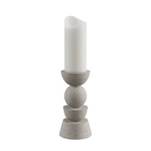 Stone Pillar Candle 01