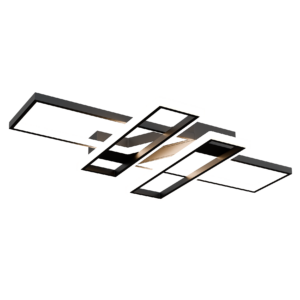 Overlapping Frame Flush Mount Light 01