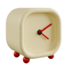 Bubble Feet Desk Clock 01