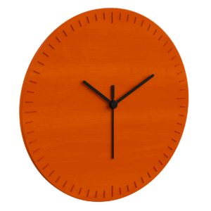 Painted Round Wall Clock 01