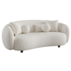 Curved Boucle Sofa 02