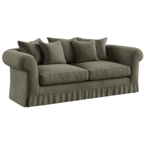 Slipcovered Rollarm Sofa 01