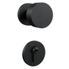 Round Door Knob with Lock 01