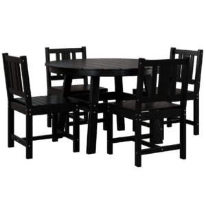 Slatted Dining Set 01