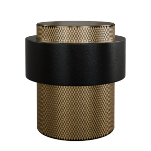 Cylindrical Knurled Door Stop 01