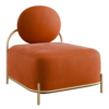 Armless Round Back Lounge Chair 01