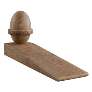 Wedge Acorn Door Stop 01 decorations 3D model, Blender render preview
