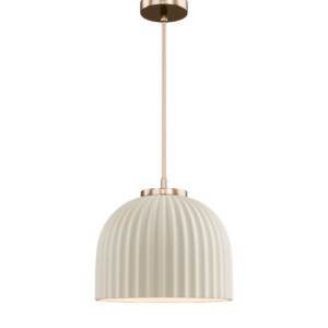 Ribbed Dome Shade Pendant 01