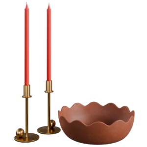 Candle Holder & Bowl Set 01