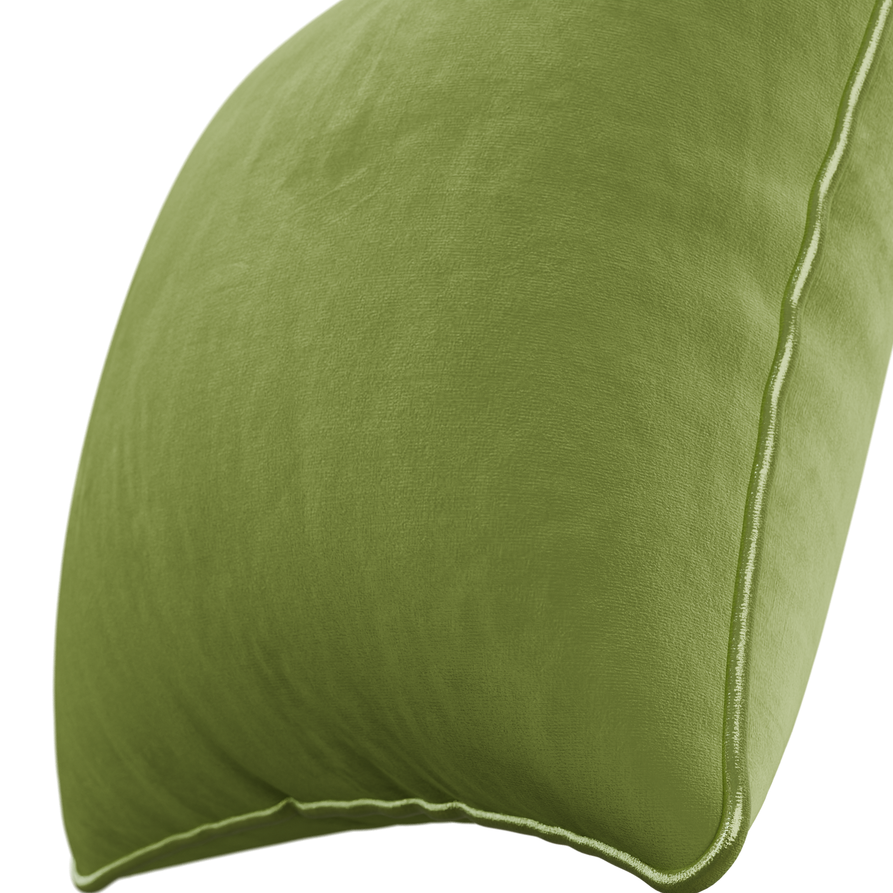Square Velvet Piped Cushion 01 furniture details 3D model, beauty render