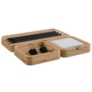 Office Desk Organizer 02 office 3D model, Blender render preview