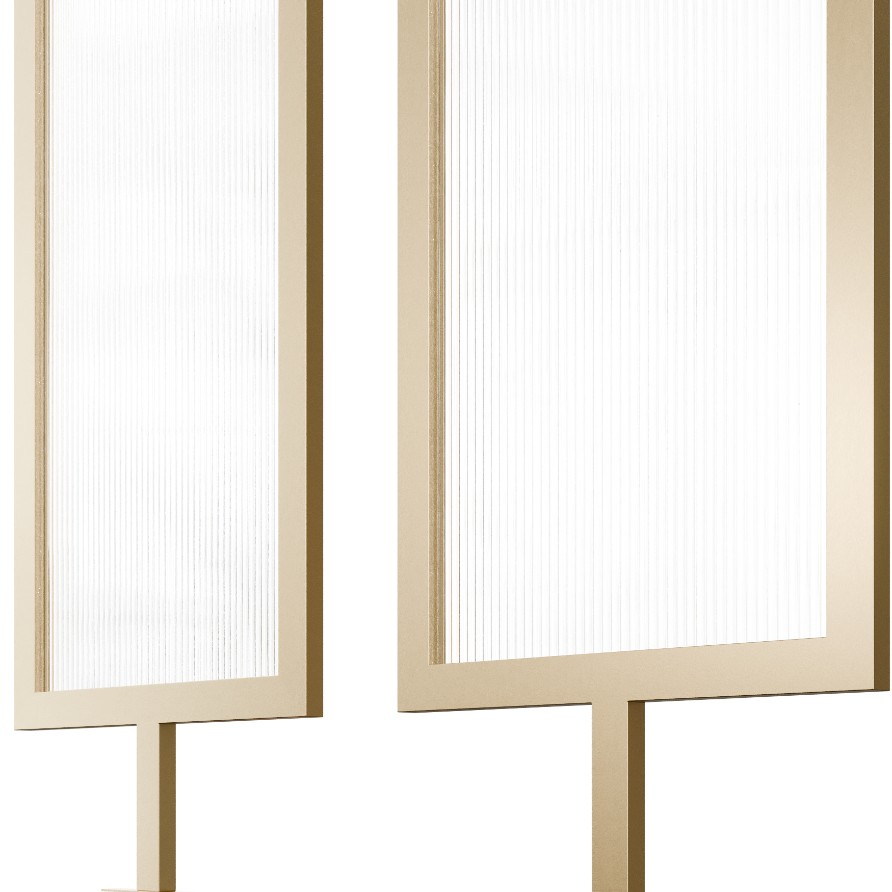 Fixed Room Divider 04 decorations 3D model, beauty render