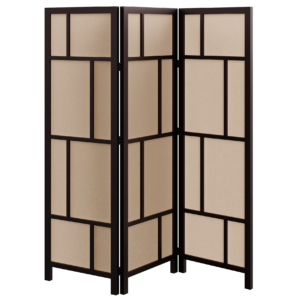 Folding Room Divider 02 decorations 3D model, Blender render preview