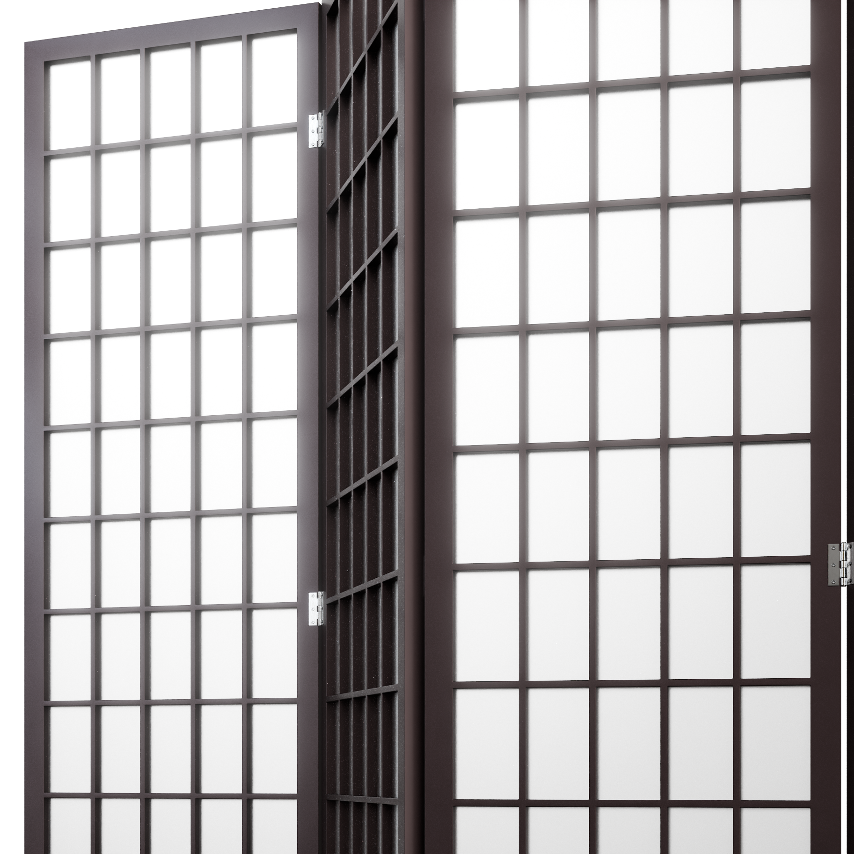 Folding Room Divider 03 decorations 3D model, beauty render