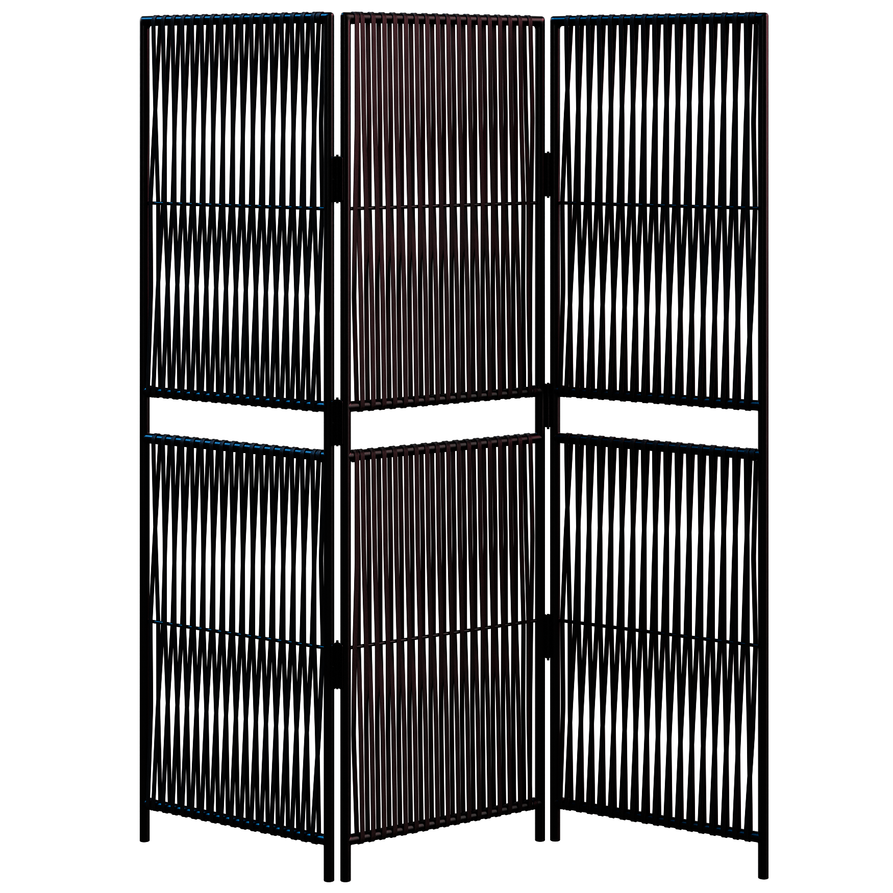 Folding Room Divider 04 decorations 3D model, alternate angle render