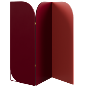 Folding Room Divider 05 decorations 3D model, Blender render preview