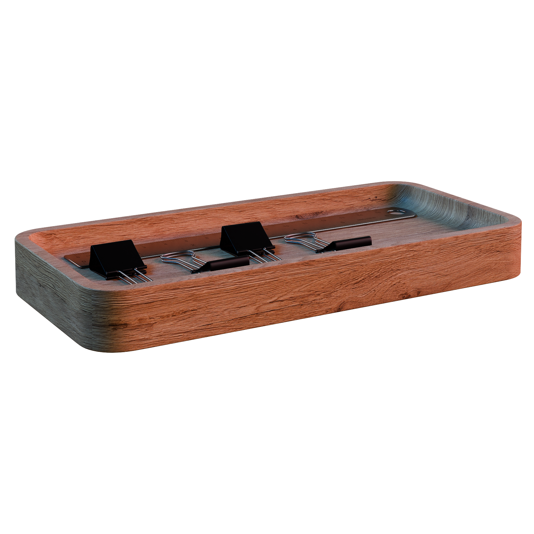 Office Accessory Tray 01 office 3D model, alternate angle render