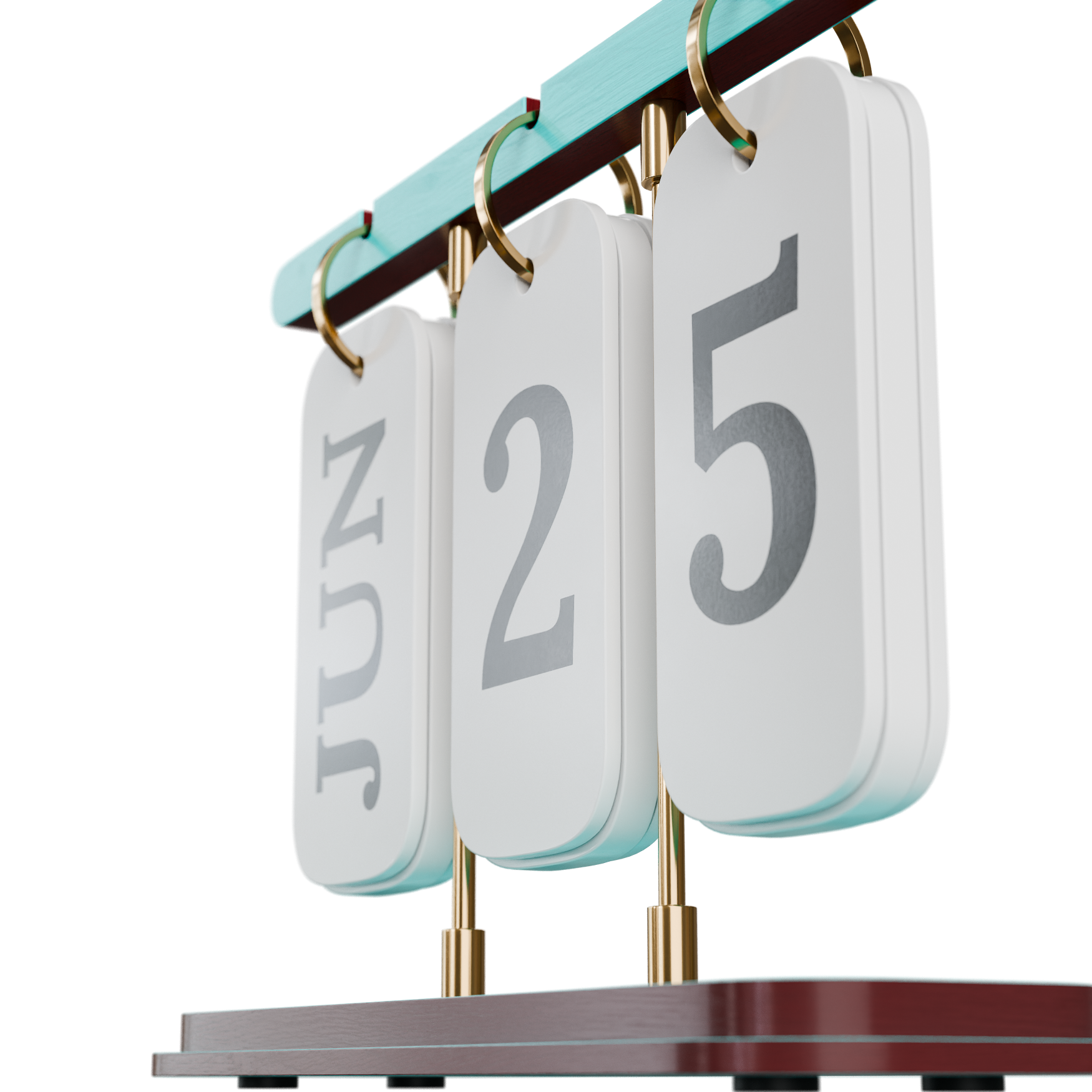 Office Desk Calendar 01 office 3D model, beauty render