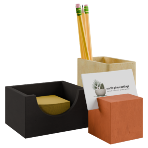 Office Desk Organizer Set 01 office 3D model, Blender render preview