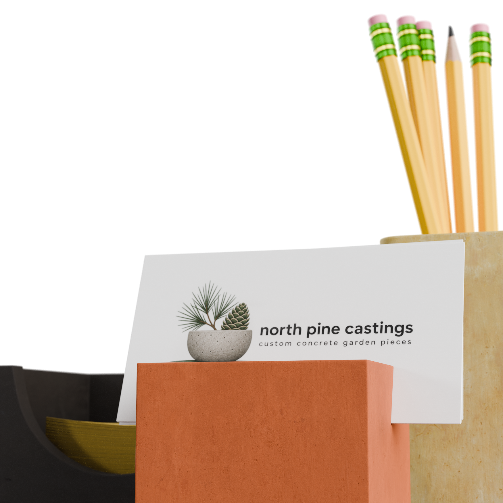 Office Desk Organizer Set 01 office 3D model, beauty render